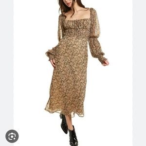 Free People Aglow midi dress